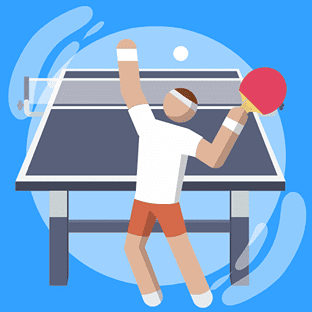 Stickman Table Tennis Game